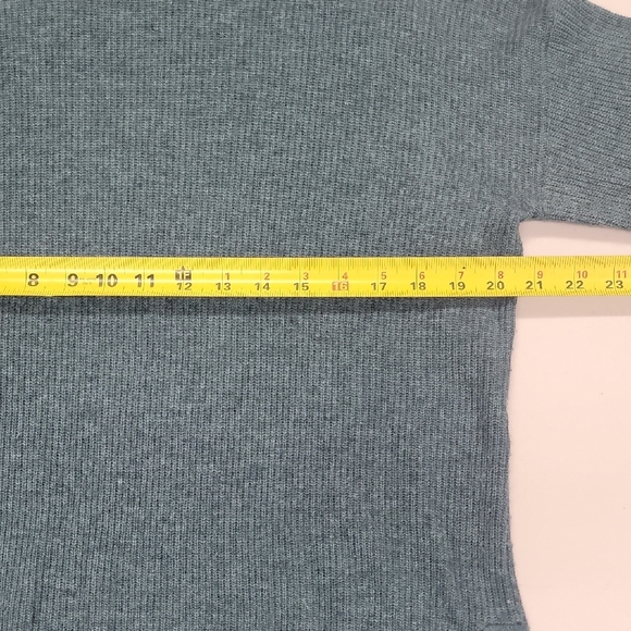 Madewell Teal Cowl Neck Sweater - Picture 10 of 14